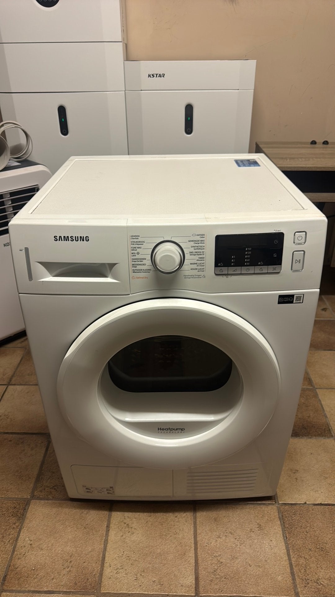 Samsung Droger, Ophalen, Zo goed als nieuw, 85 tot 90 cm, 1200 tot 1600 toeren