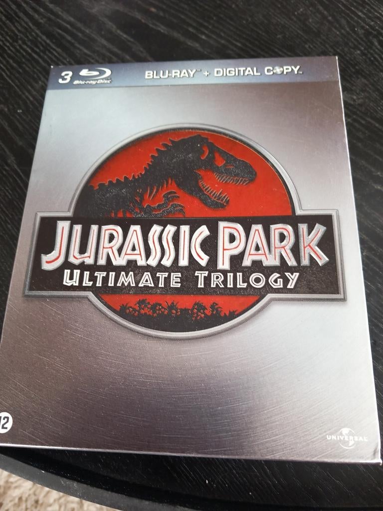 Blu-Ray Jurassic Park Ultimate Trilogy, Ophalen of Verzenden, Zo goed als nieuw