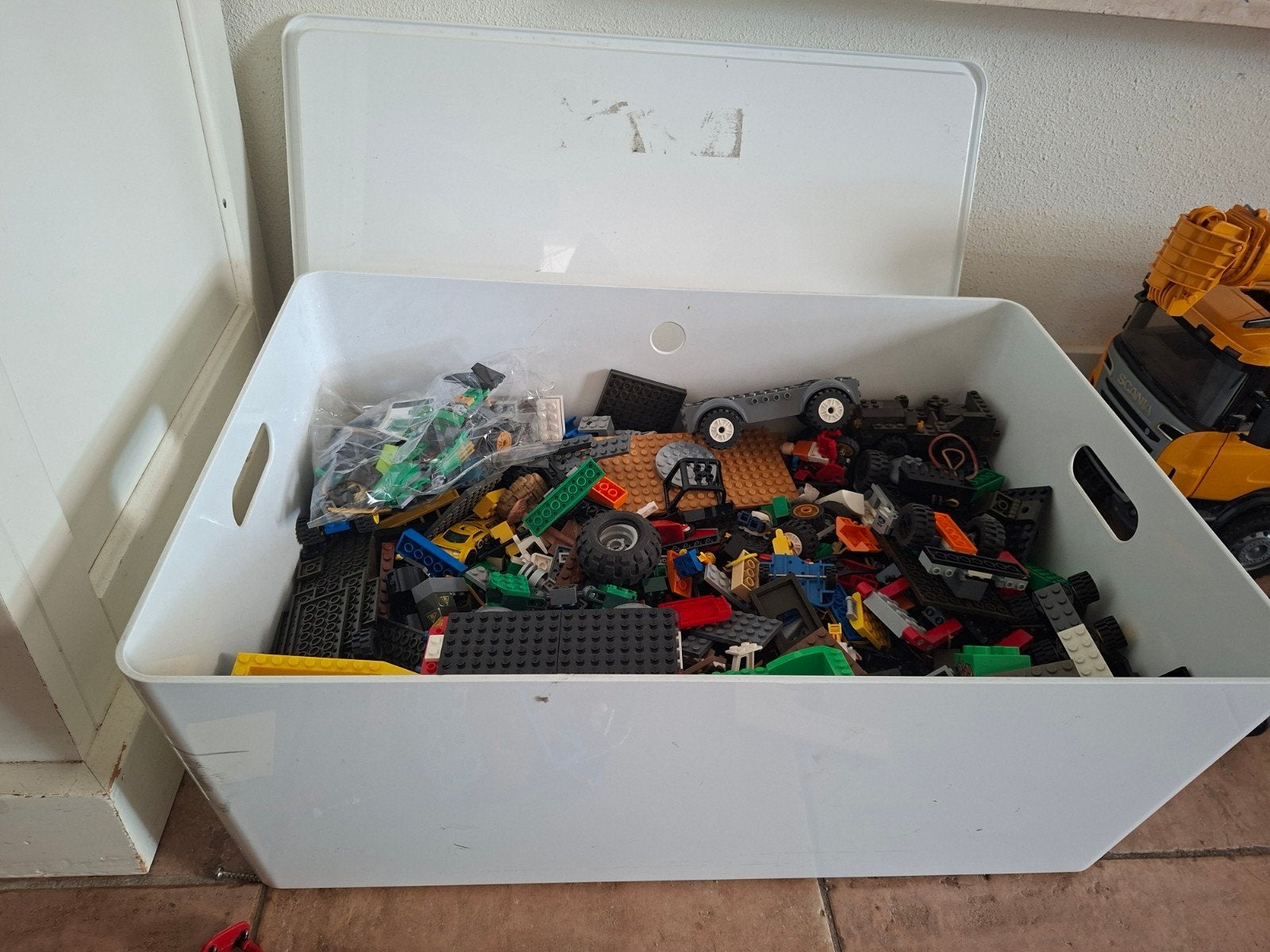 Originele lego, Ophalen