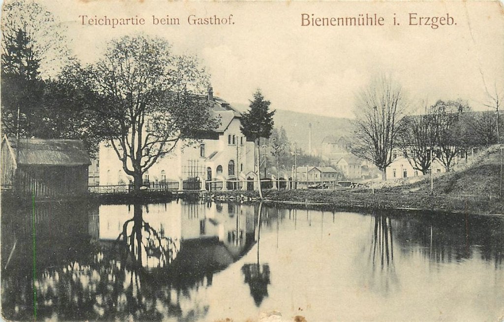 379-031-025 Bienenmuhle Erzgebirge, Verzenden, Voor 1920, Duitsland