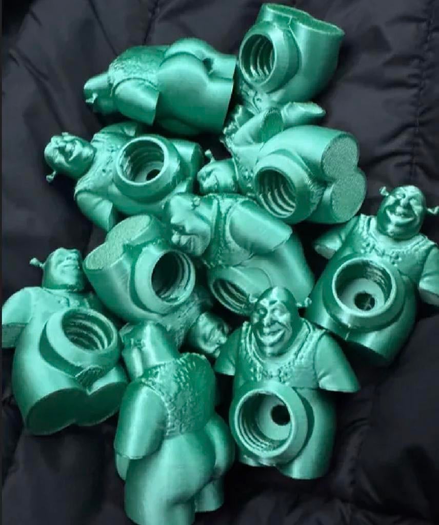 Shrek 3D geprinte tandpasta dop, Verzamelen, Ophalen of Verzenden, Nieuw