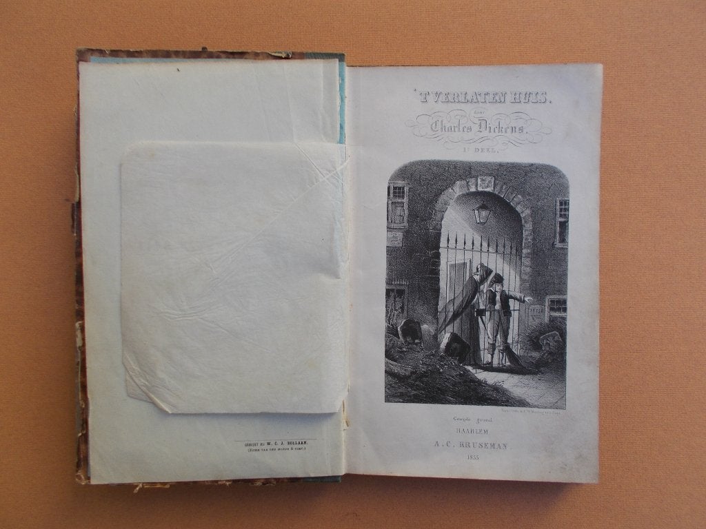 Charles Dickens Het verlaten huis 2e druk 1855 ophalen, Ophalen