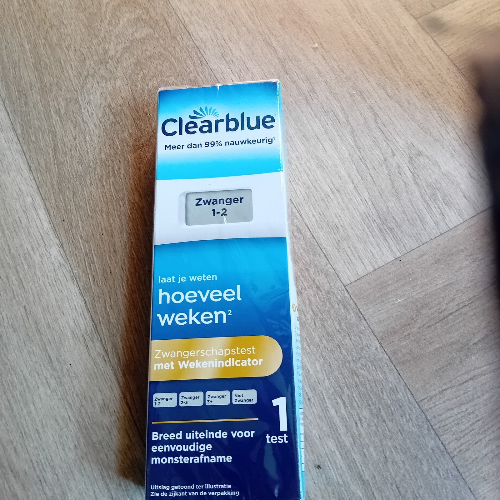 Clearblue Zwangerschapstest met Wekenindicator, Ophalen of Verzenden, Nieuw