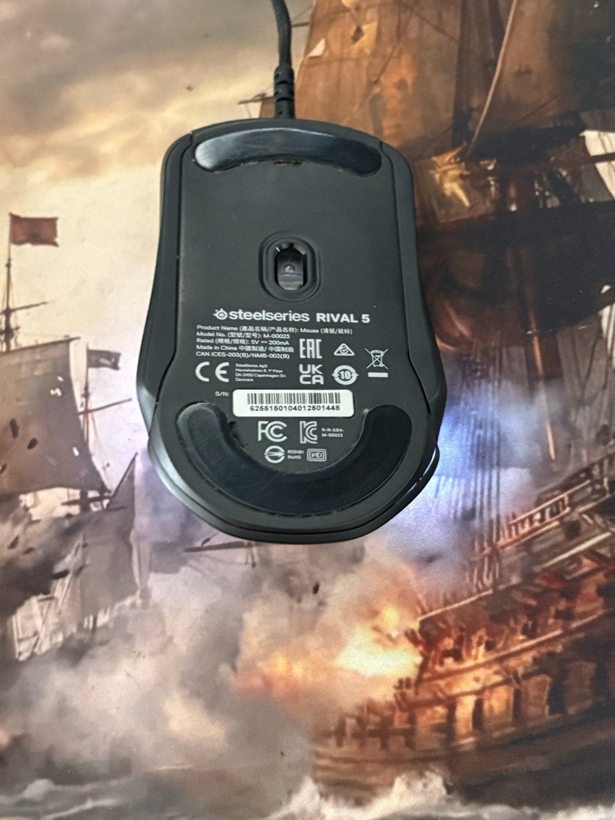 SteelSeries Rival 5 Gaming Muis - Bedraad, Computers en Software, Muizen, Rechtshandig, Muis, Ergonomisch, Ophalen of Verzenden