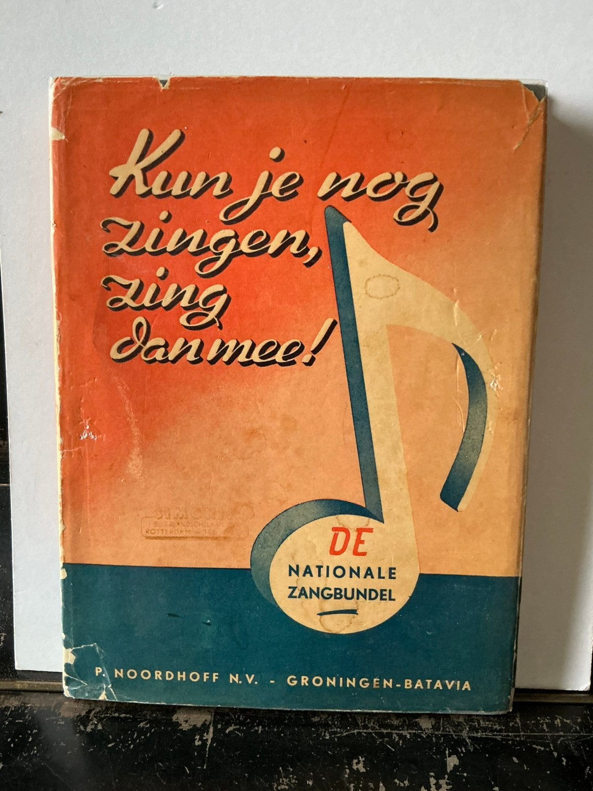 Kun je nog zingen, zing dan mee! 34ste druk. 1949 Muziekboek, Ophalen of Verzenden, Zo goed als nieuw, Artiest