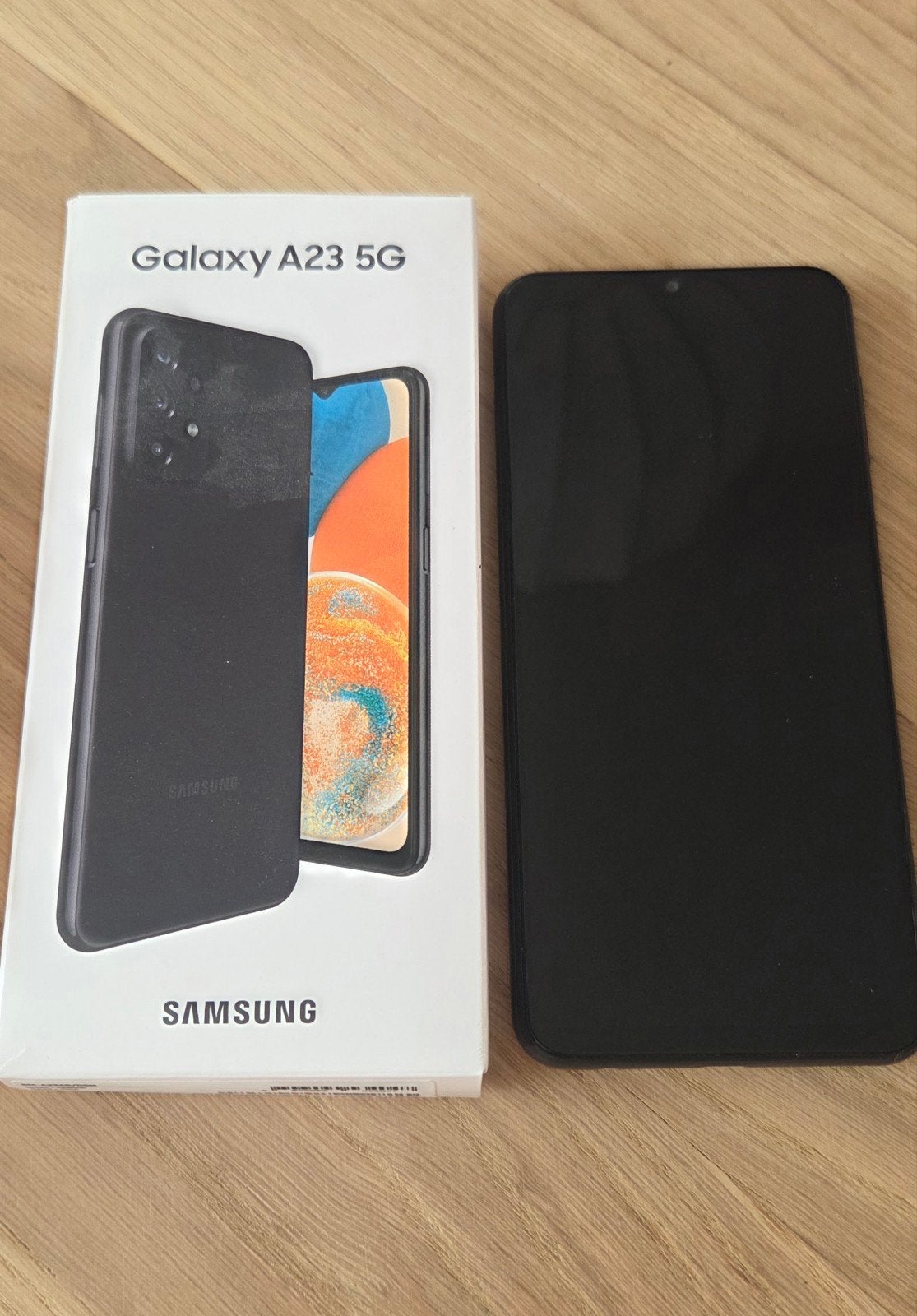 Samsung Galaxy A23 5G Zwart 64GB met hoesjes, Telecommunicatie, Zwart, Touchscreen, Ophalen of Verzenden, Zo goed als nieuw