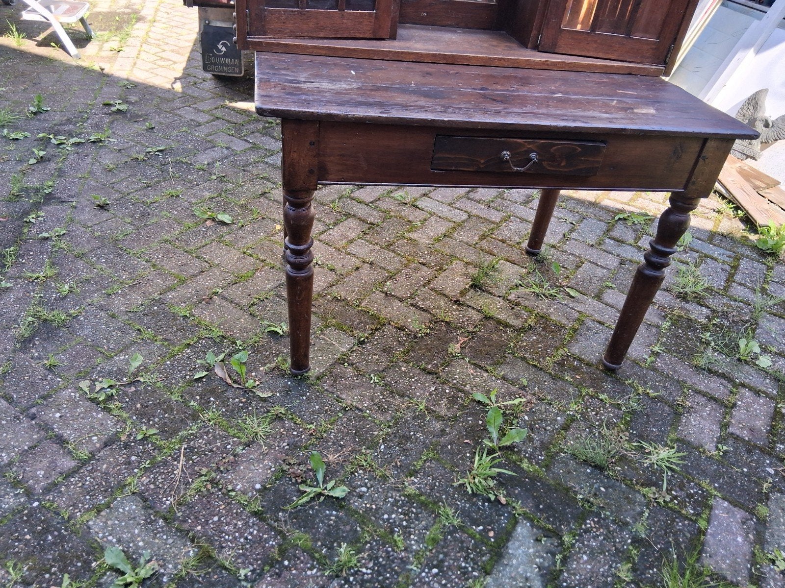 prachtige oud tafeltje, Ophalen