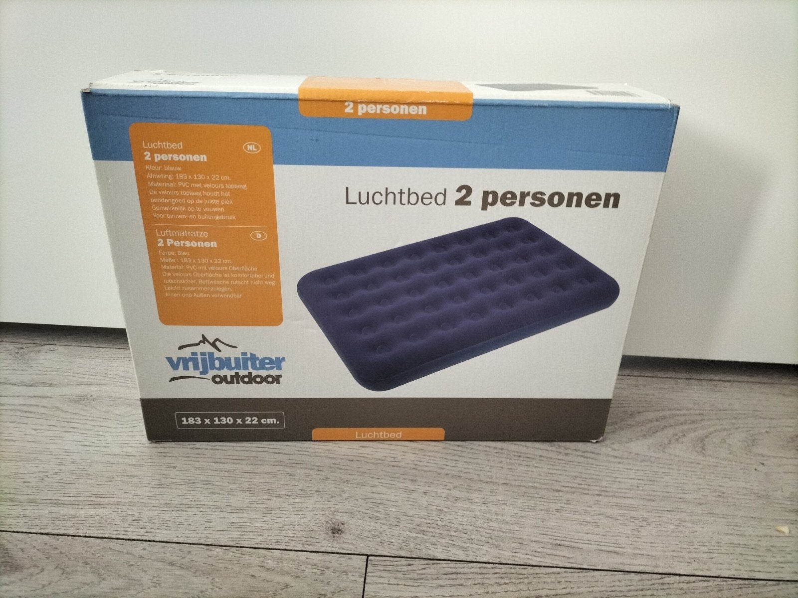 Nieuw tweepersoons luchtbed - Vrijbuiter Outdoor, Ophalen of Verzenden, Nieuw, 2-persoons