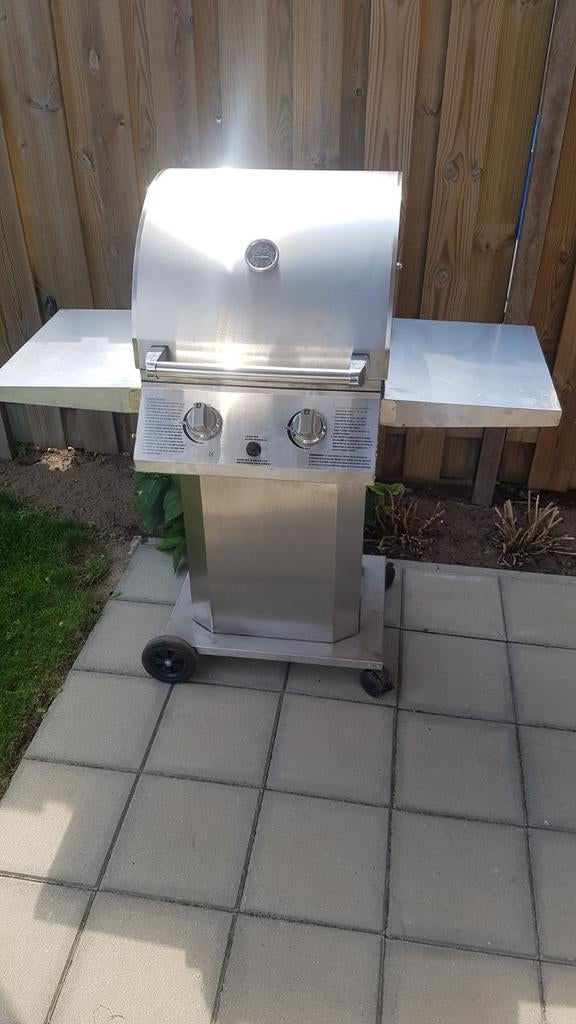 RVS Gas barbecue, Tuin en Terras, Ophalen, Gebruikt