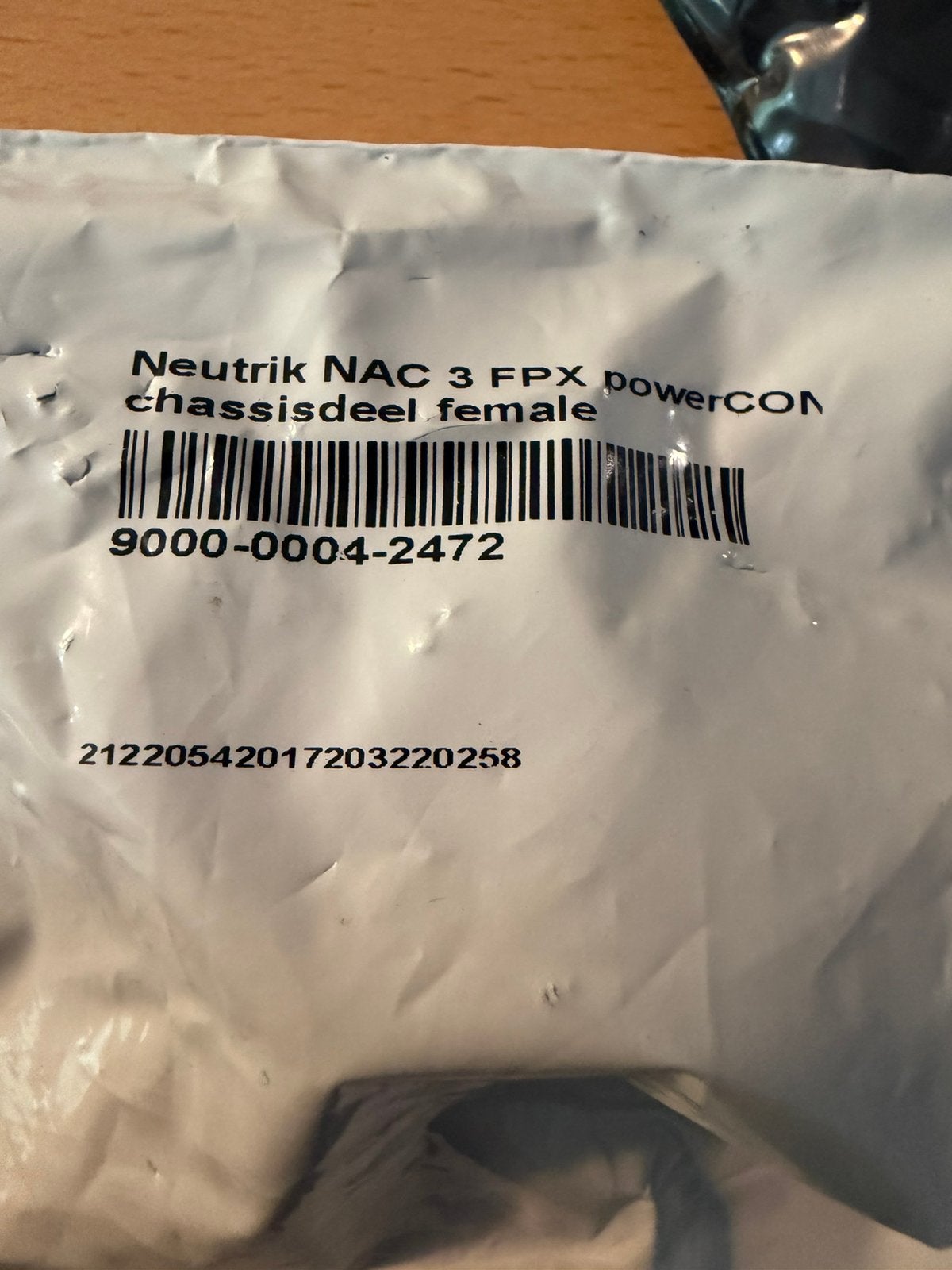 Neutrik powercon chassisfeel femsle, Ophalen, Zo goed als nieuw