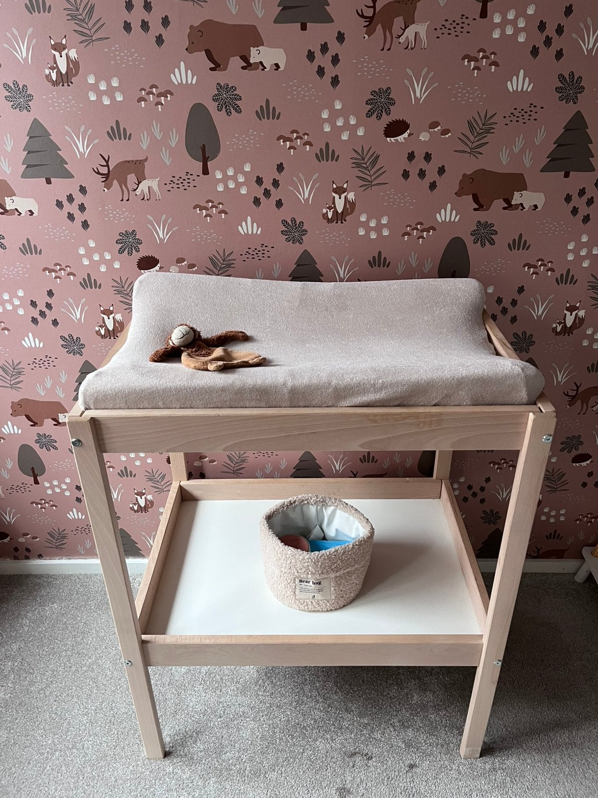IKEA sniglar kinderkamer, ledikantje en commode kleur beuken, Ophalen, Zo goed als nieuw, Jongetje of Meisje