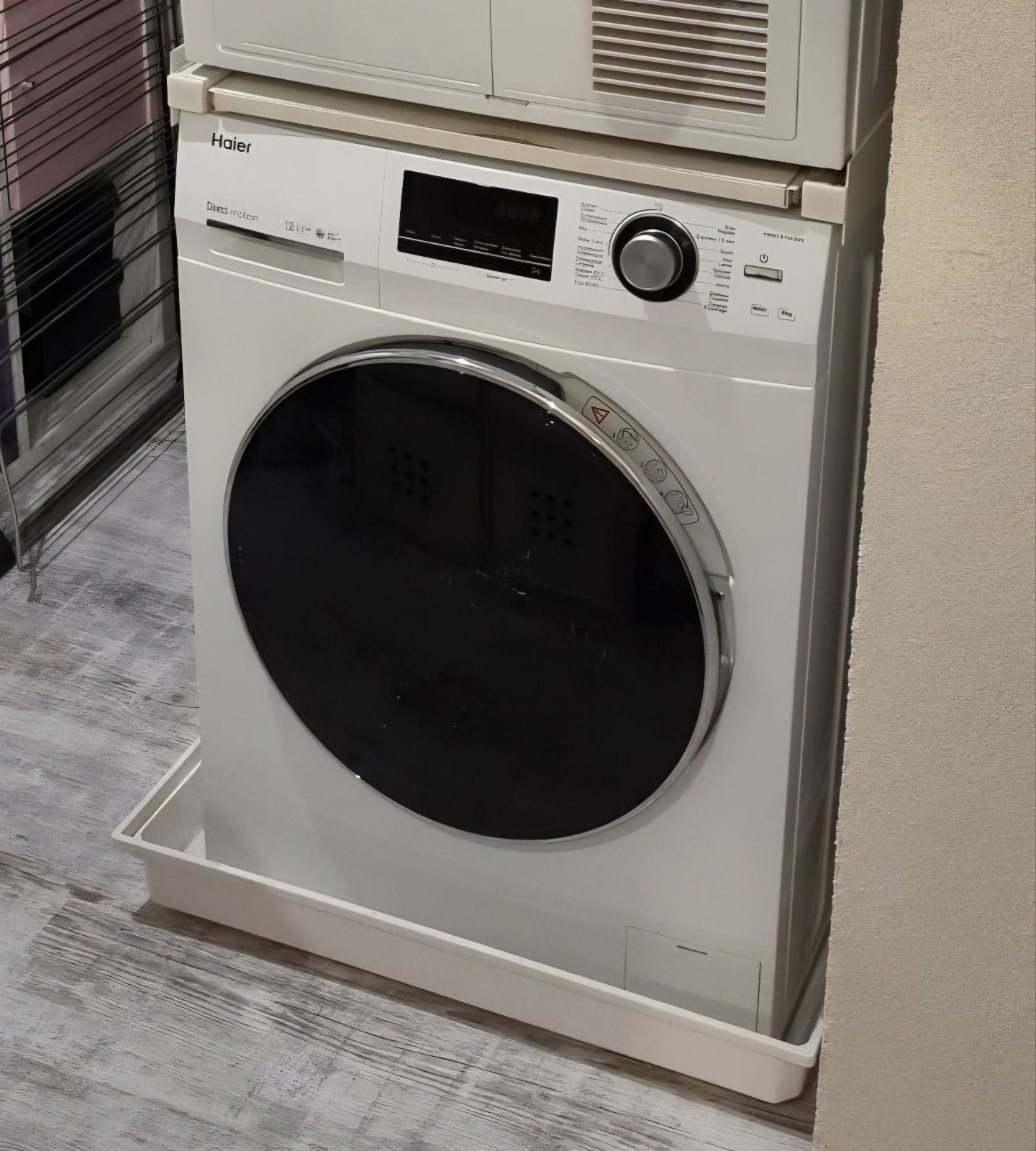 Haier Wasmachine HW80-B16636N - Pomp verstopt, Witgoed en Apparatuur, Ophalen, 8 tot 10 kg, 1600 toeren of meer, Voorlader