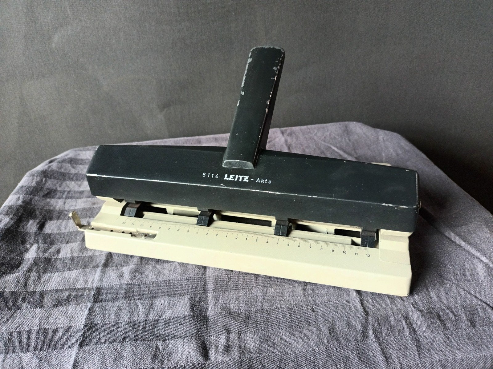 verstelbare 4-gaats perforator leitz, Ophalen of Verzenden