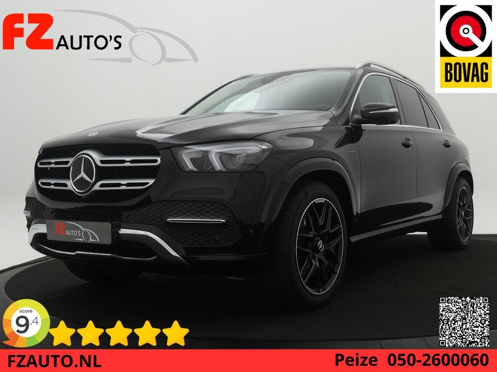 Mercedes-Benz GLE 350 e 4MATIC Premium - Lederen bekleding -, Auto's, Mercedes-Benz, Gebruikt, Zwart, 4 cilinders, GLE