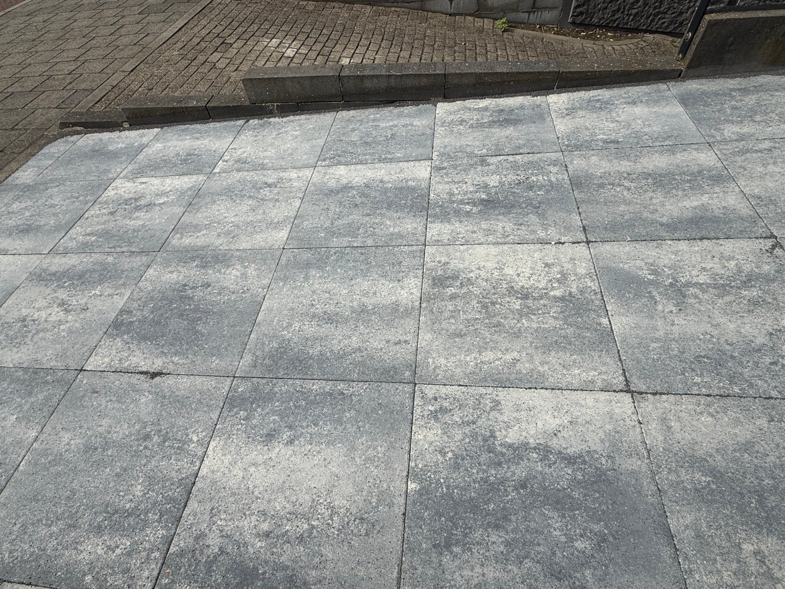 8x tuintegels 60x60x4 cm grijs – €20, Tuin en Terras, Ophalen, Zo goed als nieuw, Beton, Terrastegels
