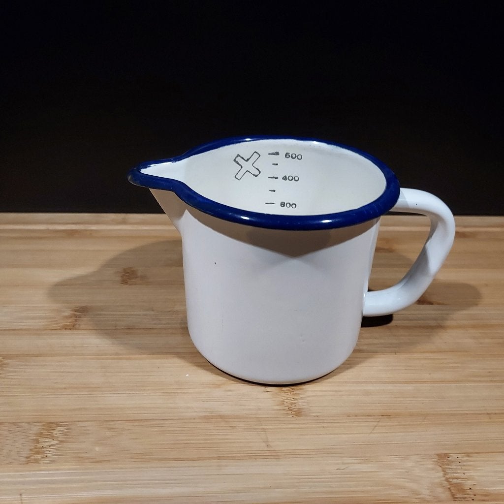Emaille maatbeker wit 500ML NO630, Ophalen of Verzenden