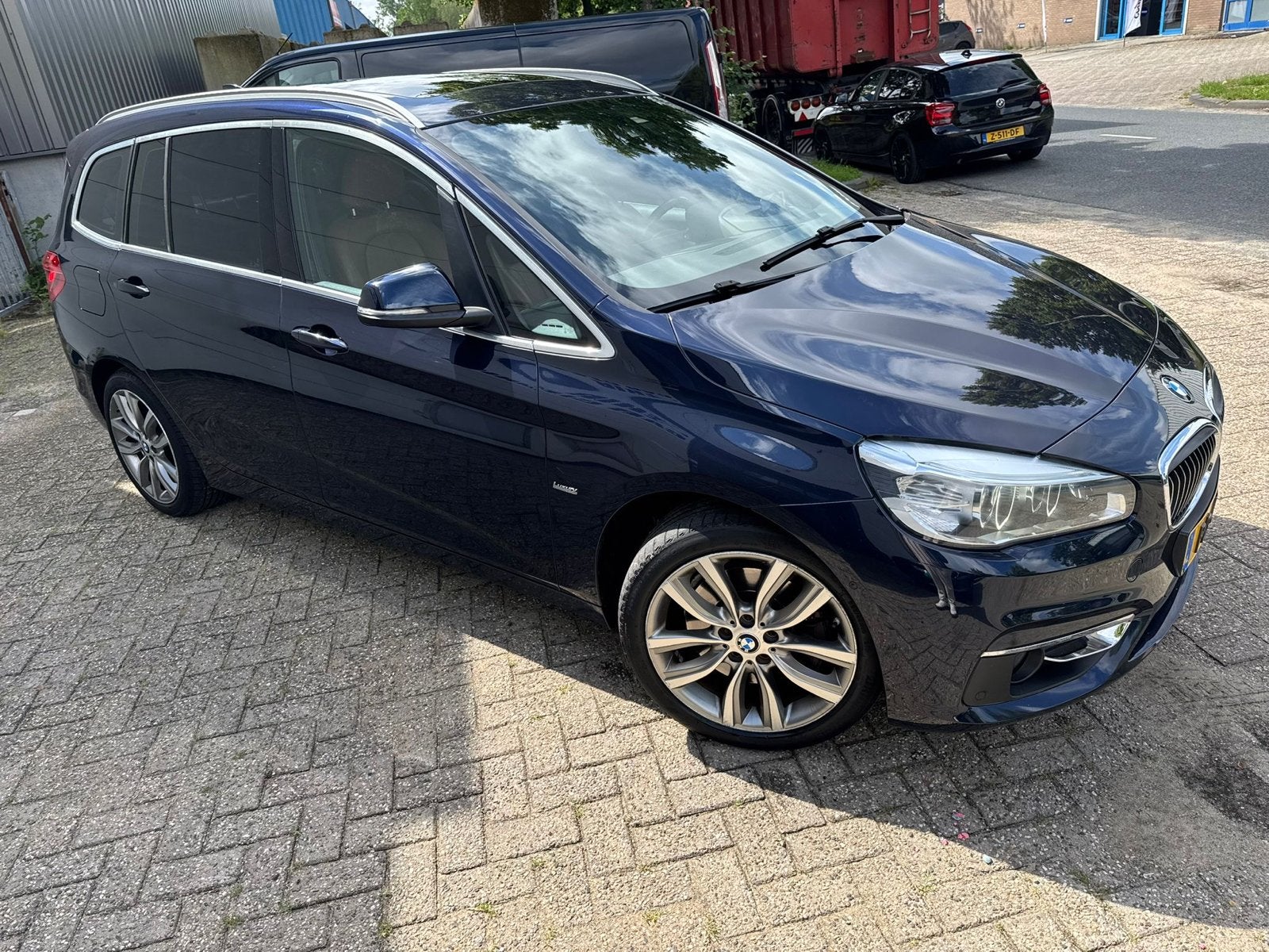 BMW 2-Serie Gran Tourer 2.0 220I AUT 2017 Blauw, Auto's, BMW, 1998 cc, Euro 6, 2-Serie Gran Tourer, Blauw
