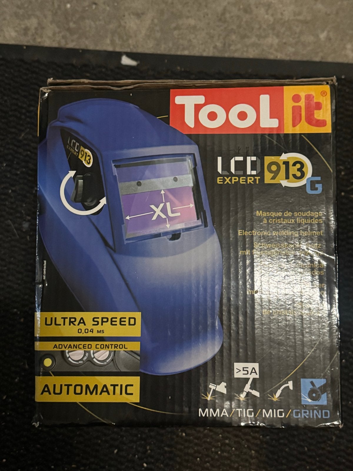 Tool It LCD Expert 913 G - Automatisch lasmasker, Doe-het-zelf en Verbouw, Ophalen of Verzenden, Nieuw, Overige typen