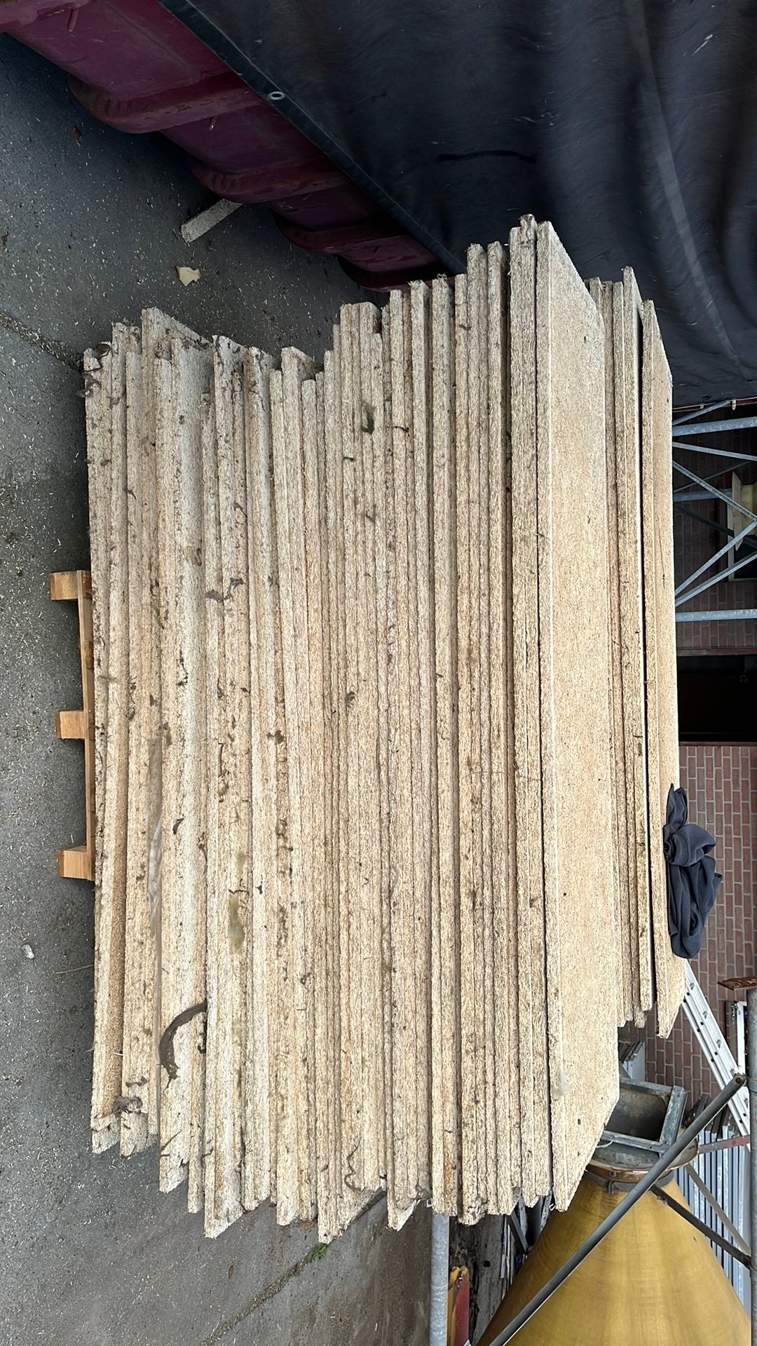 Hout vezelplaat, Ophalen, Zo goed als nieuw