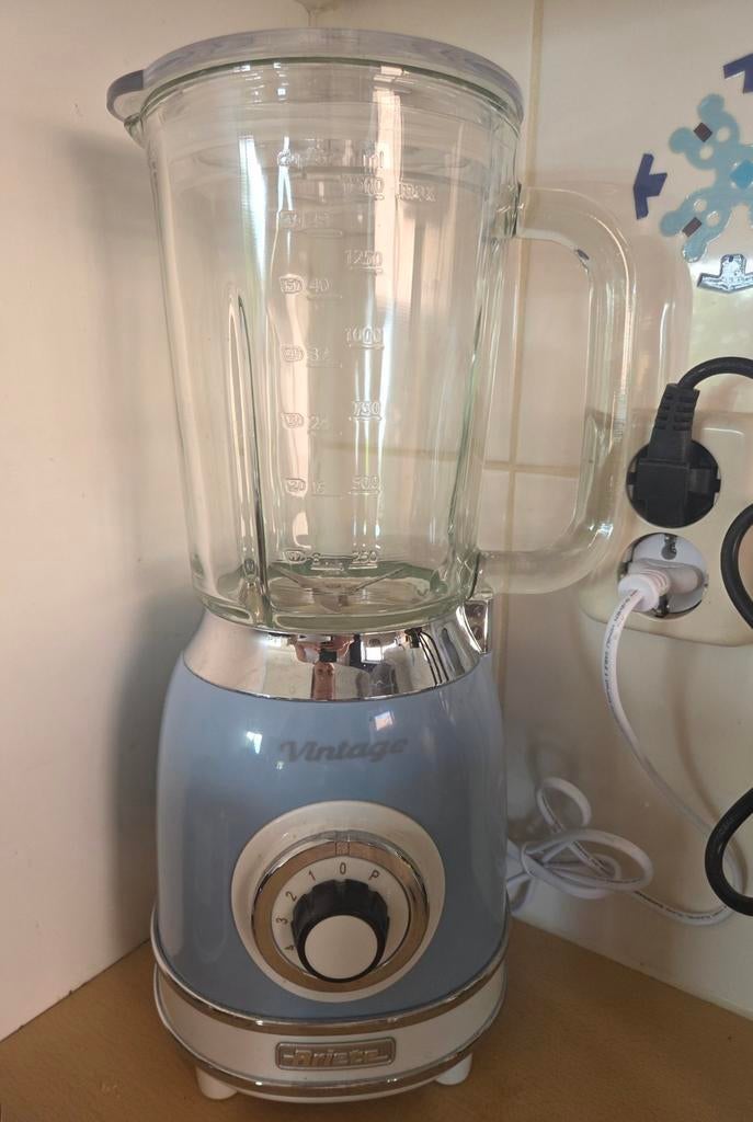 Ariete Vintage Blender - Lichtblauw, Ophalen of Verzenden, Zo goed als nieuw, Blender