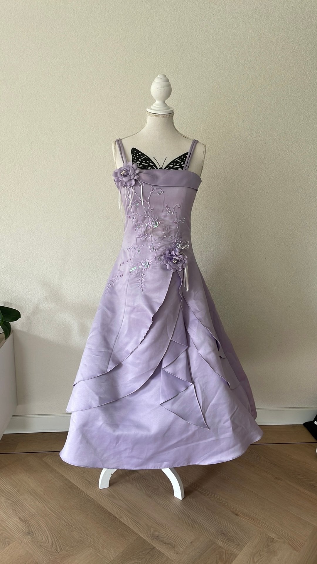 Paarse gala jurk, Kleding | Dames, Gelegenheidskleding, Galajurk, Paars, Ophalen of Verzenden, Maat 34 (XS) of kleiner