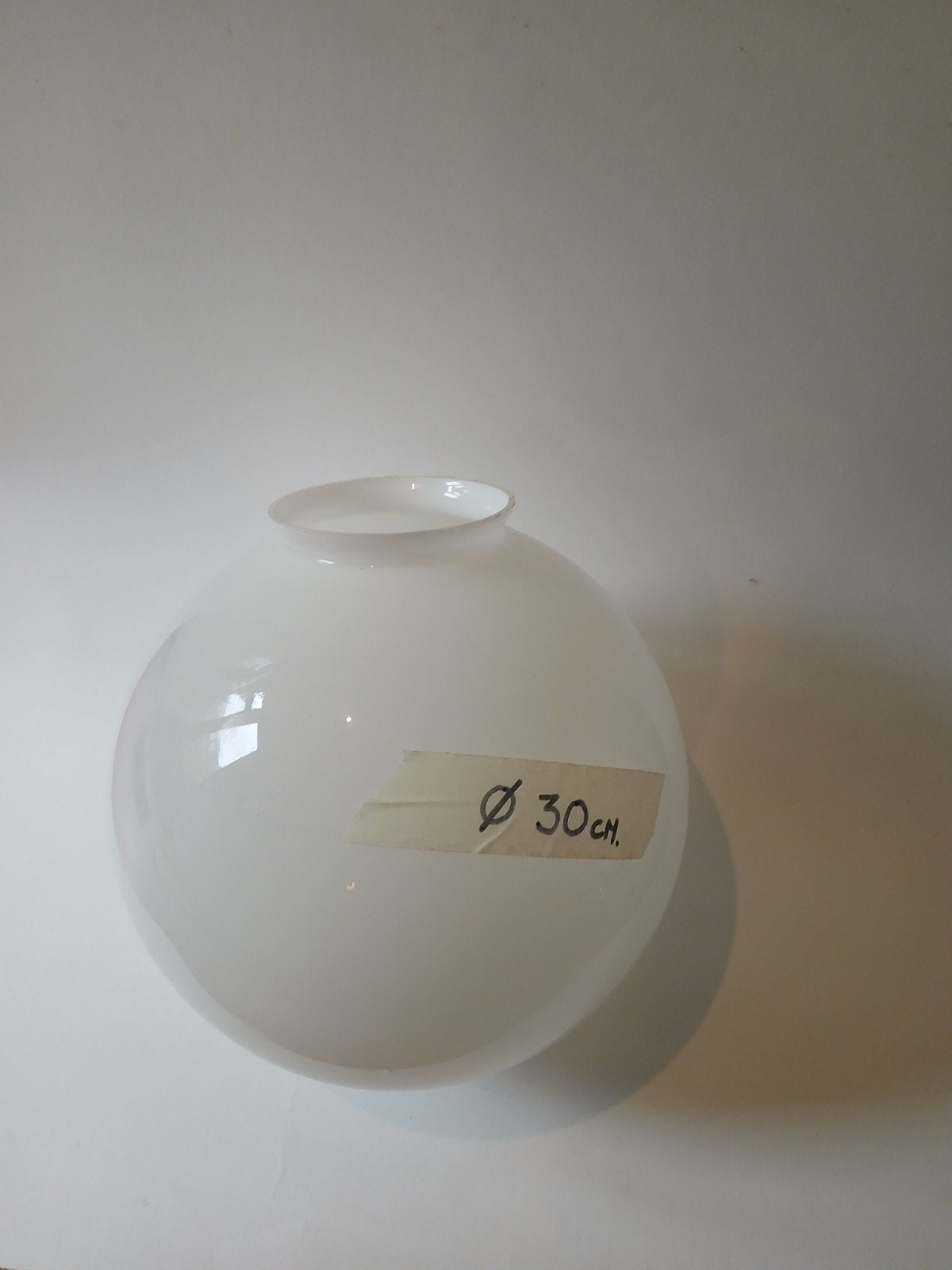 020/SCHOOLLAMP BOL Ø 30cm/ART DECO/HANGLAMP/GISPEN/, Antiek en Kunst, Ophalen