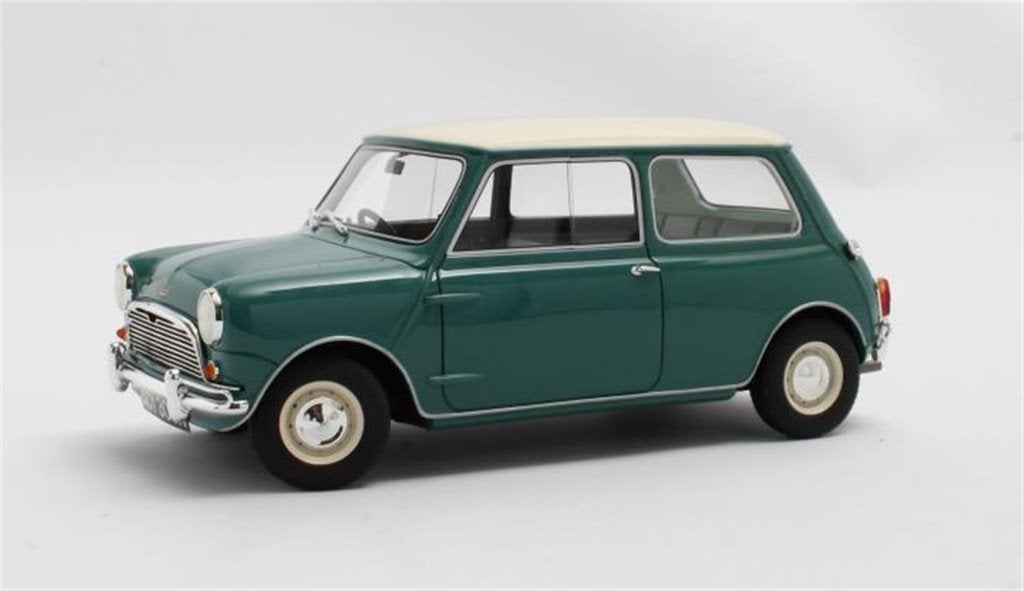 Mini Cooper MKI 1961 - Blauw / Wit - Cult Models 1:18, Hobby en Vrije tijd, Auto, Verzenden, Info@I-Dbv.nl, Nieuw