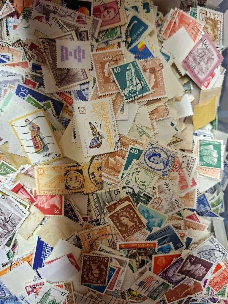 Heeeeel veel buitenlandse postzegels, Postzegels en Munten, Postzegels | Volle albums en Verzamelingen, Ophalen, Buitenland
