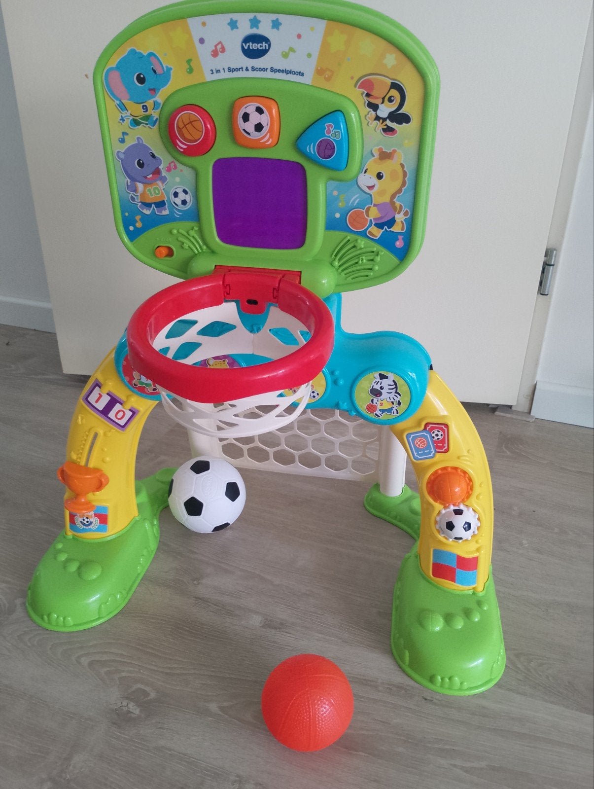 Vtech 3-in-1 Sport & Scoor Speelplaats met geluid, Ophalen, Zo goed als nieuw, Overige typen, Met licht