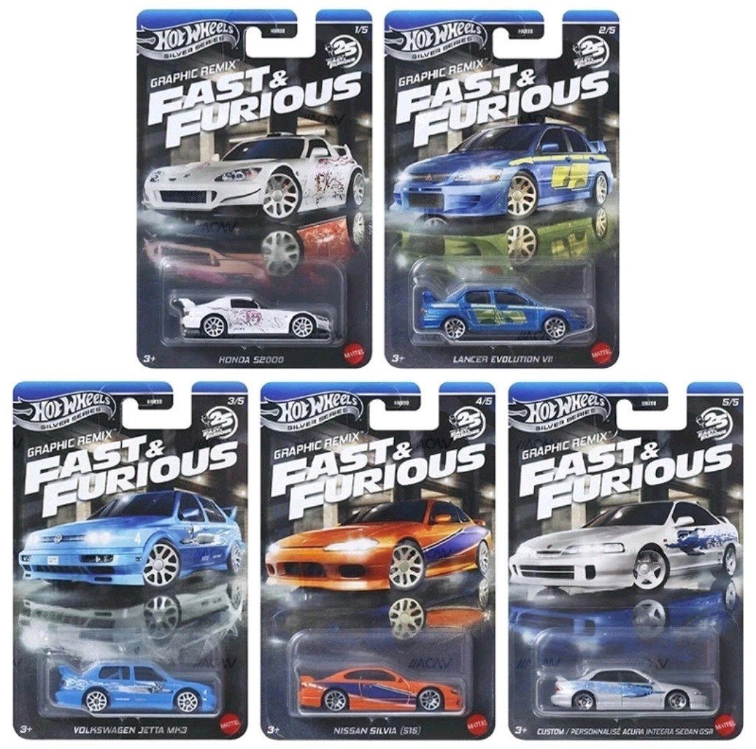 Hot Wheels – Fast & the Furious Assortment of 5

This box of