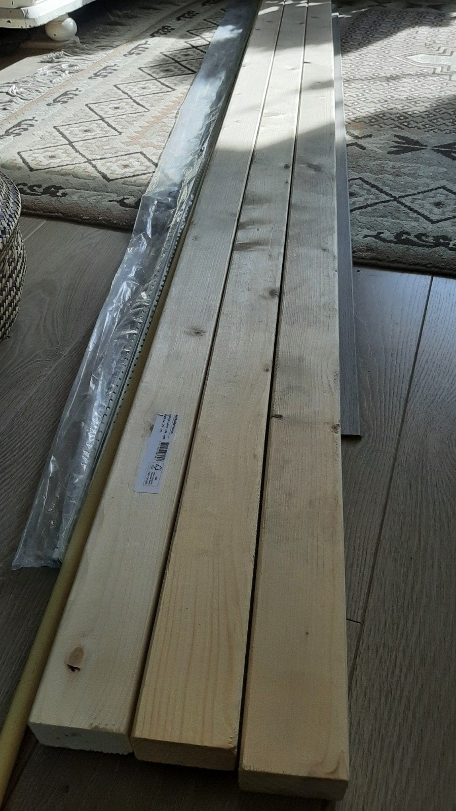 Geschaafd Vuren Hout - 44x69mm, ca. 270cm, Doe-het-zelf en Verbouw, Ophalen, Zo goed als nieuw, 250 tot 300 cm, 50 mm of meer
