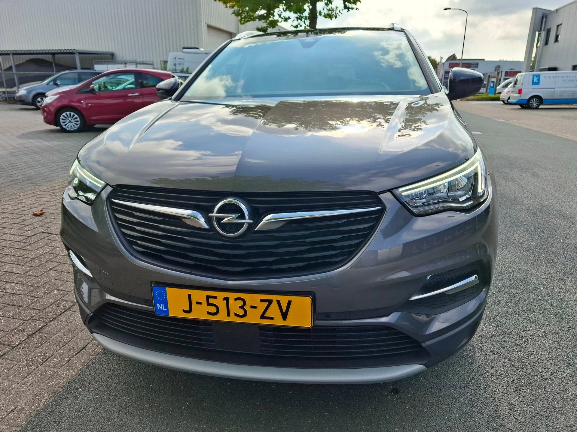 Opel Grandland X 1.2 Turbo Business Executive CLIMA/CRUISE/N, Auto's, Voorwielaandrijving, Gebruikt, 1199 cc, Leder en Stof