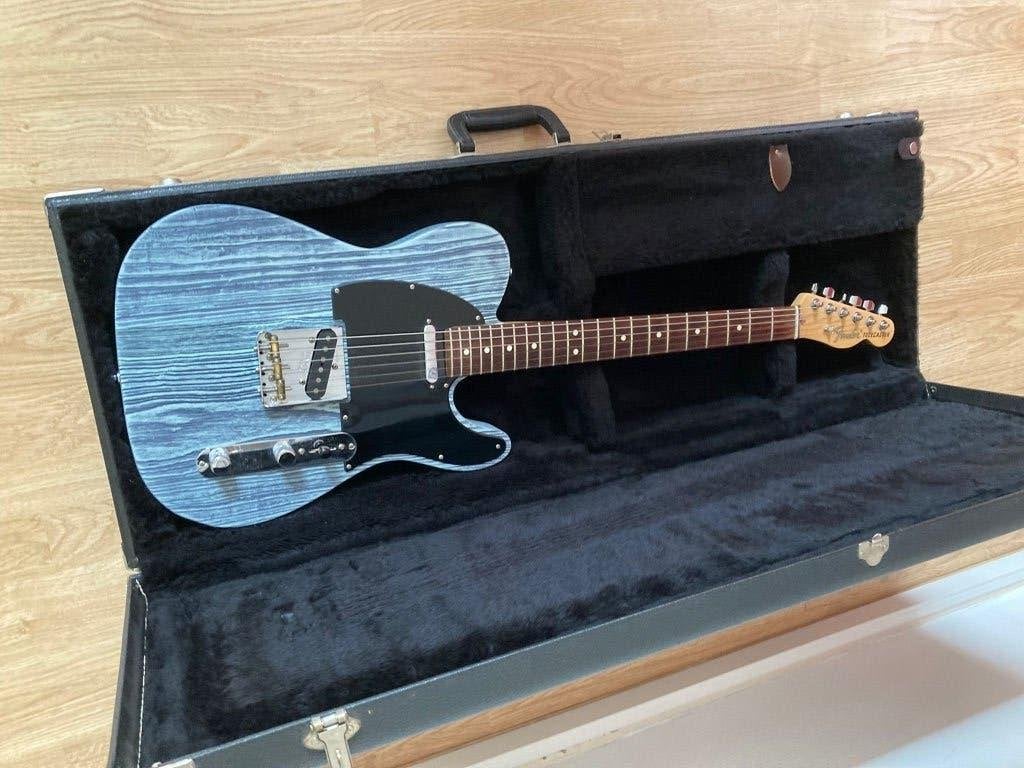 Fender Telecaster Performer USA, Sandblasted Daphne blue, Ophalen, Zo goed als nieuw, Solid body, Fender