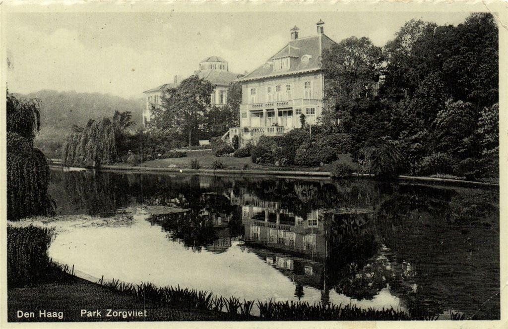 Den Haag - Park Zorgvliet - 1935 gelopen, Ophalen of Verzenden, 1920 tot 1940, Gelopen, Zuid-Holland