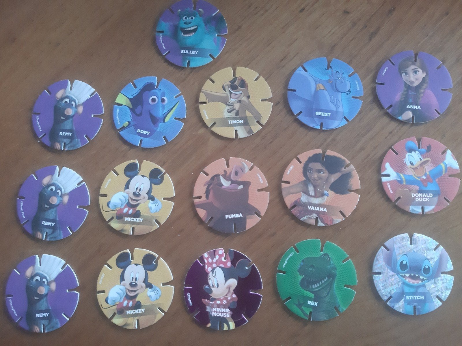 AH Diskeyz, Diskey Timon, Sulley, Geest, Dory, Stitch, Remy, Verzamelen, Albert Heijn, Ophalen of Verzenden