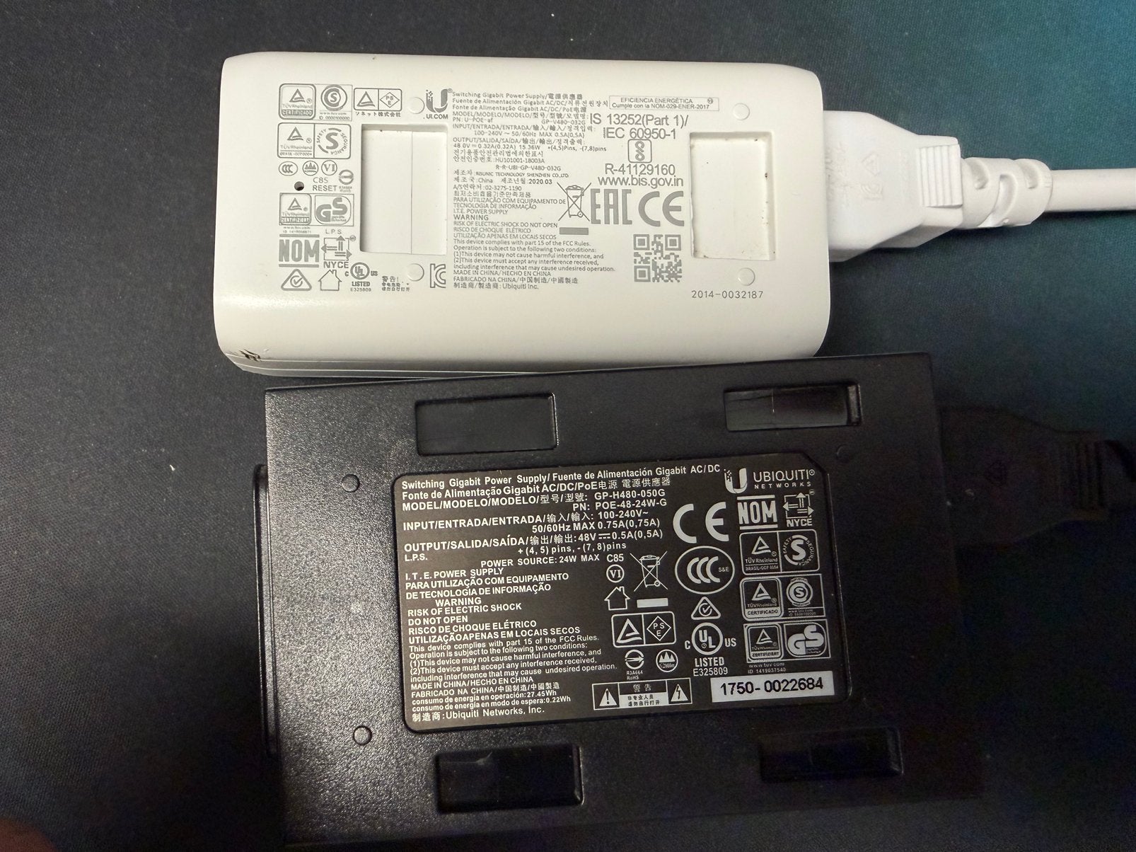 2x Ubiquiti Unifi PoE adapters, Ophalen