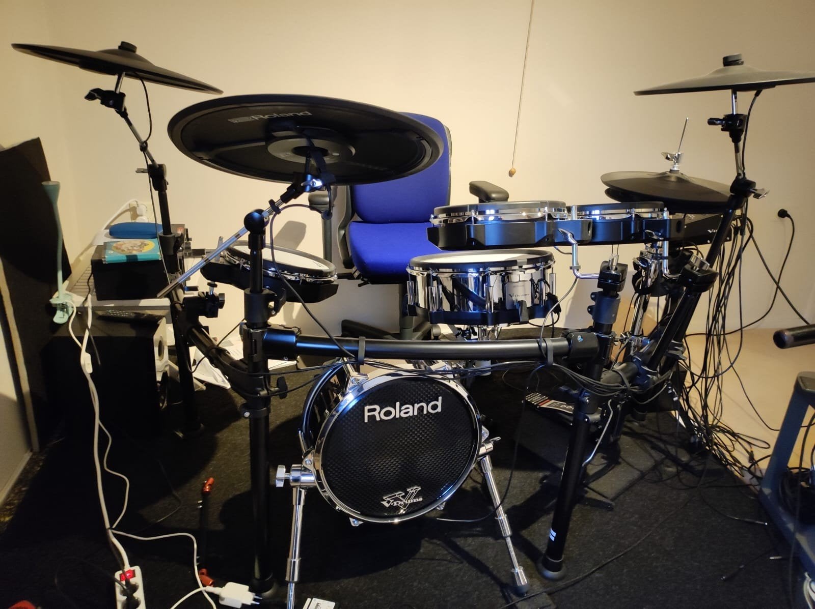 Roland td 50K2 + td 27 module ....Steve Jordan cocktailset, Ophalen of Verzenden, Zo goed als nieuw, Roland