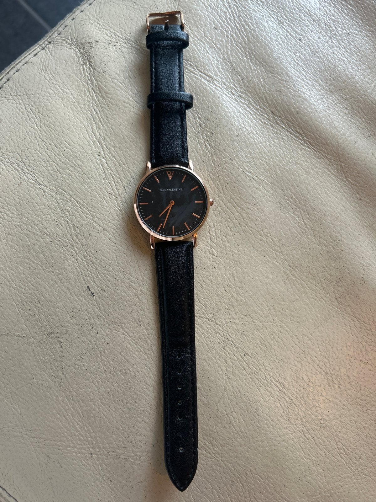 Paul Valentine horloge, Sieraden, Tassen en Uiterlijk, Overige merken, Staal, Polshorloge, Ophalen of Verzenden