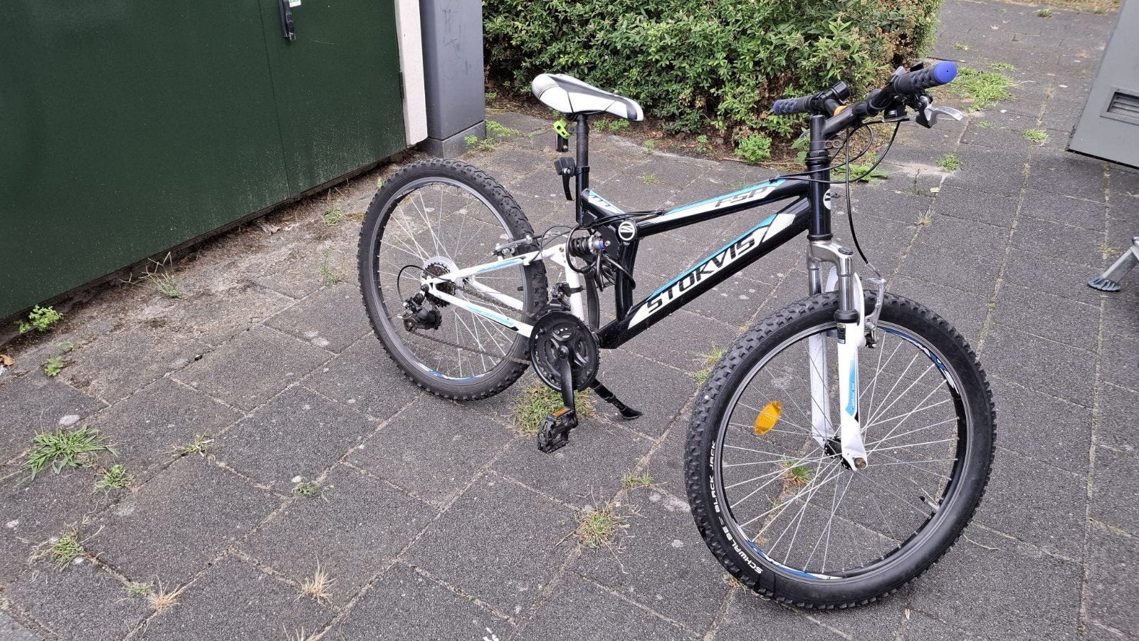 Stokvis Mountainbike - Zwart/Blauw - Gebruikt, Ophalen, Gebruikt, Overige merken