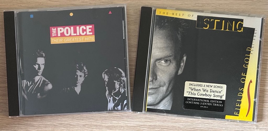 POLICE / STING - Their greatest hits & Fields of gold (2CDs), Ophalen of Verzenden, Zo goed als nieuw, Poprock