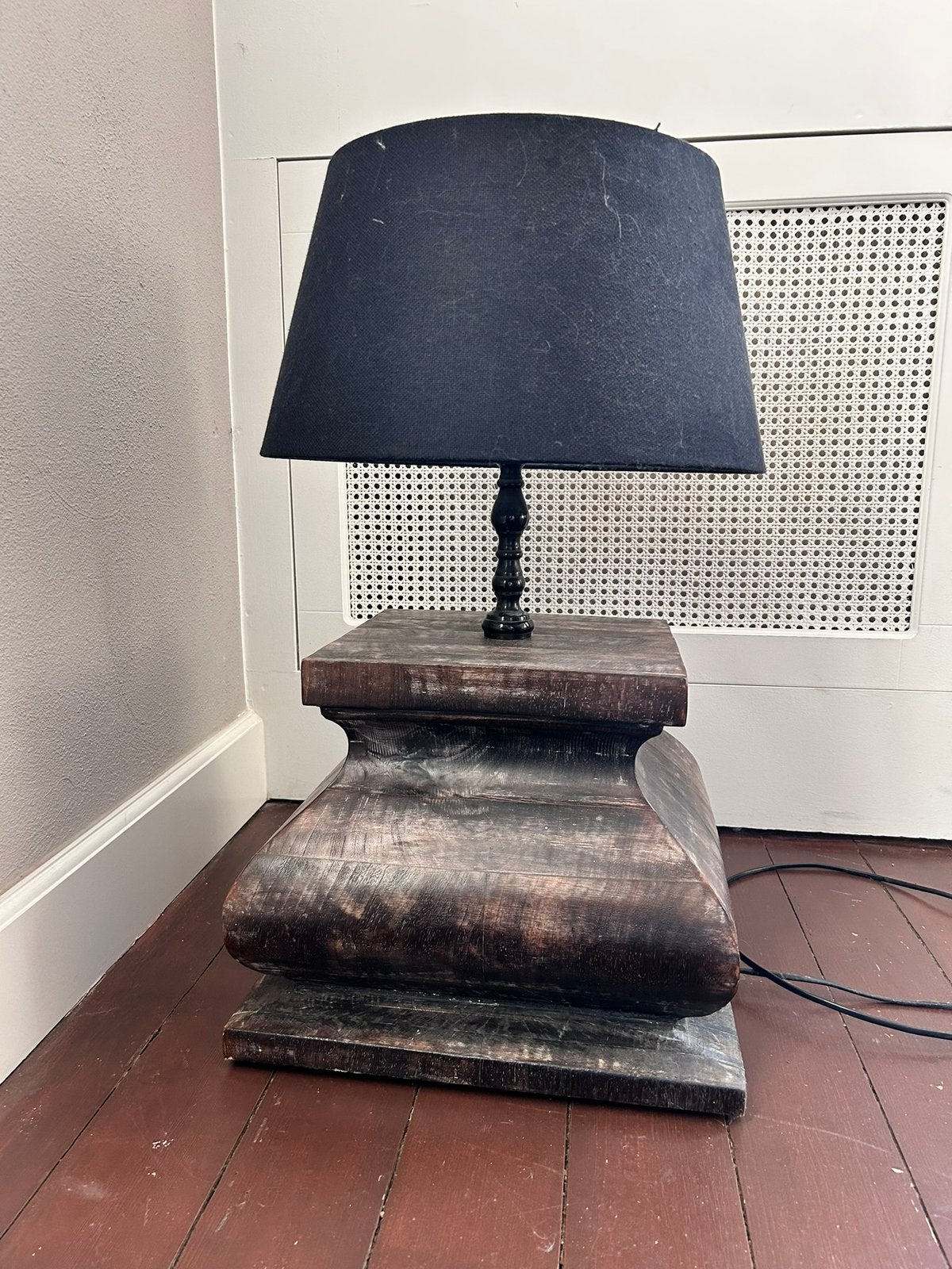 Antieke lamp, Ophalen