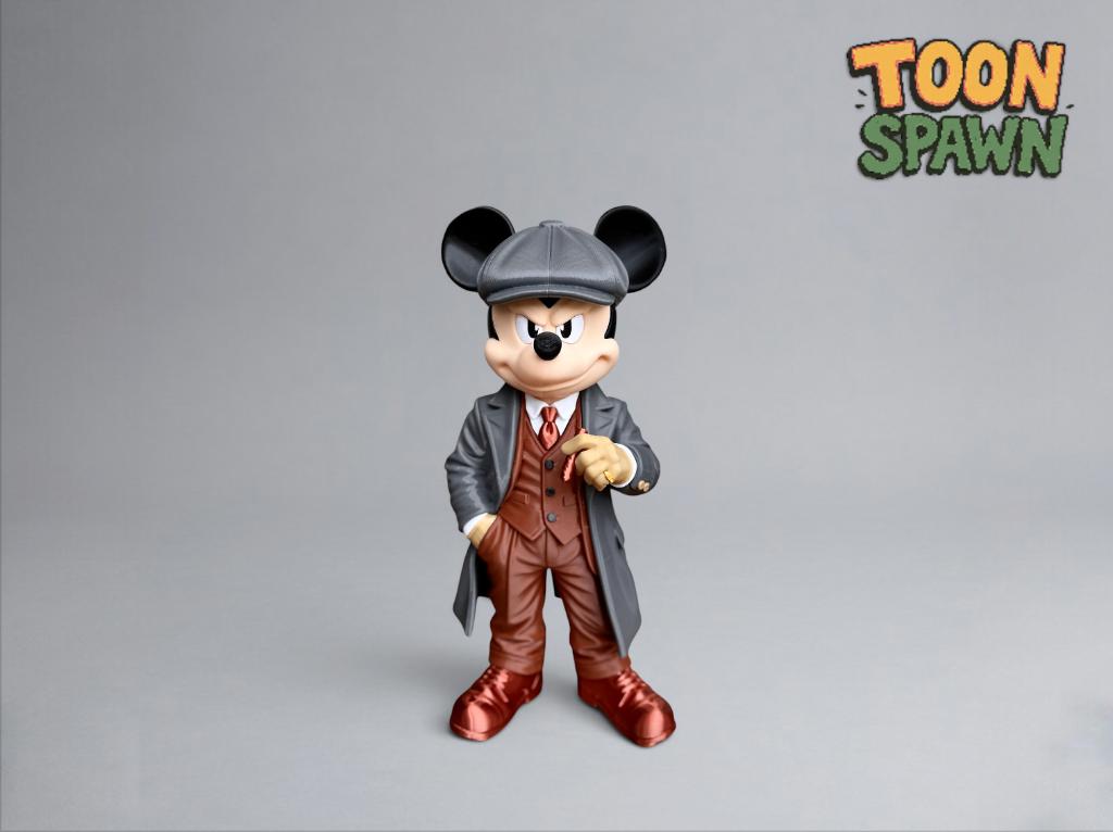 Mickey Mouse Peaky Blinders – Unieke Street/Gangster, Ophalen of Verzenden, Nieuw, Fantasy