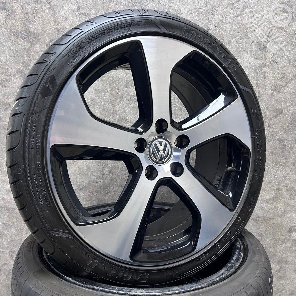 18 inch originele  Austin velgen zomerbanden VW Golf 7 GTI, 18 inch, Gebruikt, Banden en Velgen, Ophalen of Verzenden