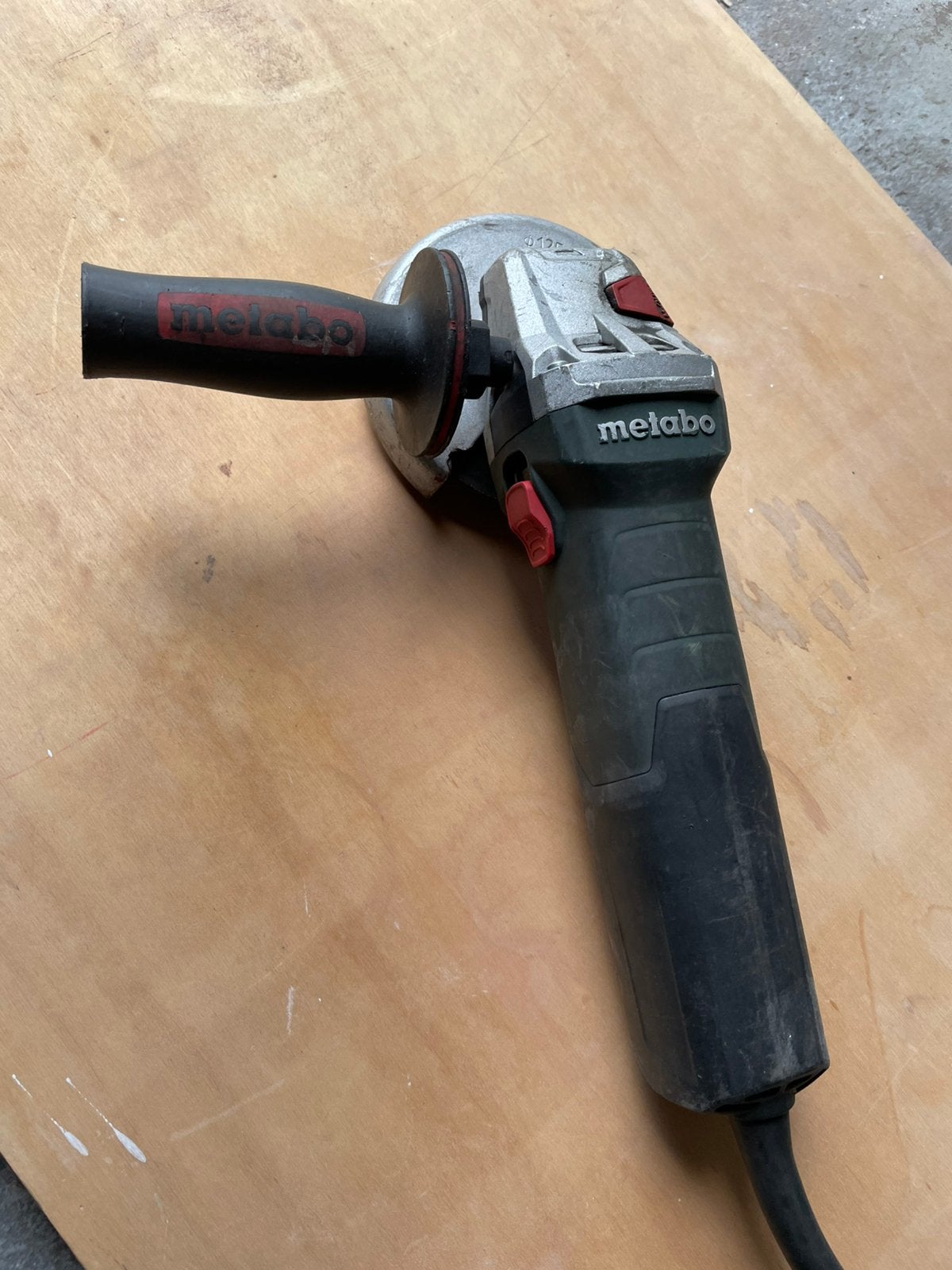 👍🏼 Metabo Haakse slijper WE 19-125 Q M-Brush 1900W, Ophalen of Verzenden, Gebruikt, 1000 watt of meer, Haakse handslijpmachine