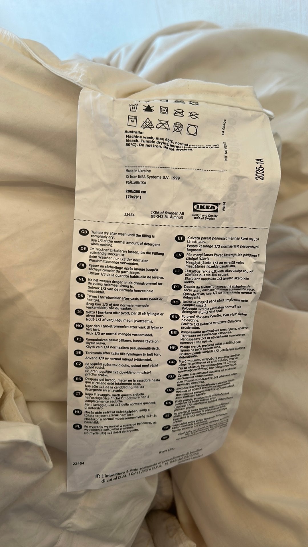 4 seizoenen dekbed, Ophalen, Wit, Tweepersoons, Deken of Dekbed