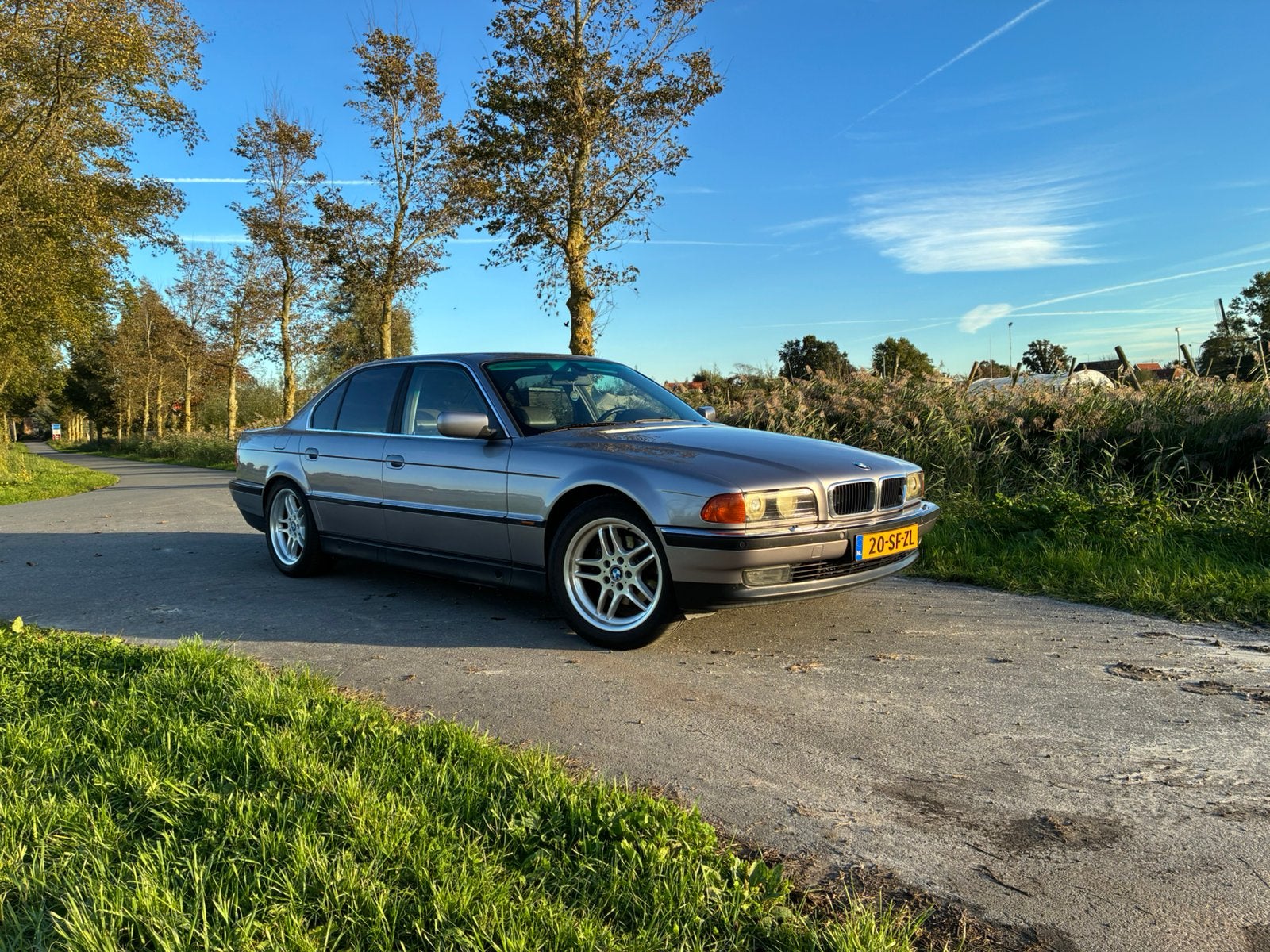 BMW 7-Serie 735 Grijs e38 handbak M velgen, Achterwielaandrijving, 8 cilinders, Handgeschakeld, Particulier