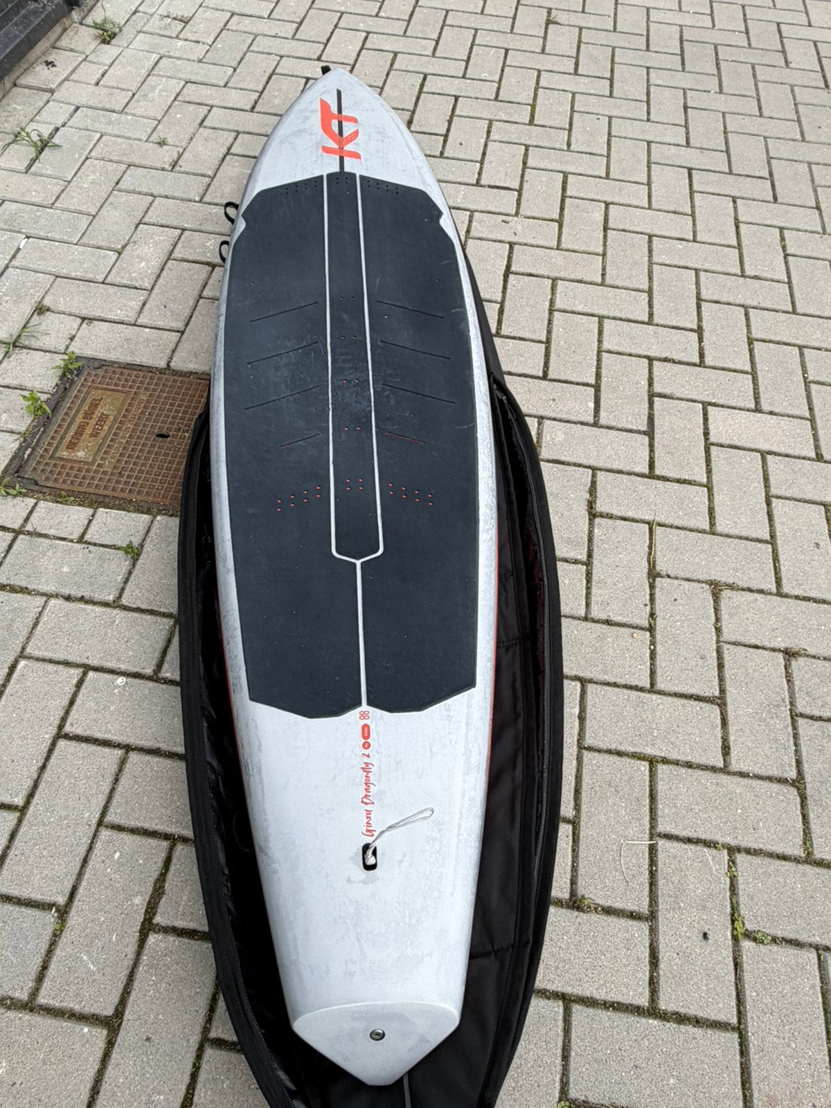 KT wingfoil board Ginxu dragonfly 88 carbon, Ophalen, Zo goed als nieuw, Wingsurf-board