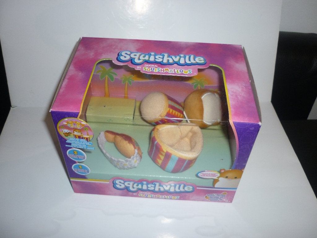 Squishvilkle - Musical festival / squishmallow / micromallow, Overige typen, Ophalen of Verzenden, Zo goed als nieuw, Meerkleurig