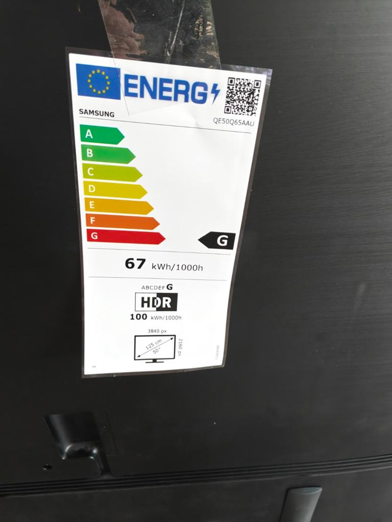 Samsung QLED 50Q65A (2021) - Geen beeld, wel geluid, Ophalen, 100 cm of meer, Samsung
