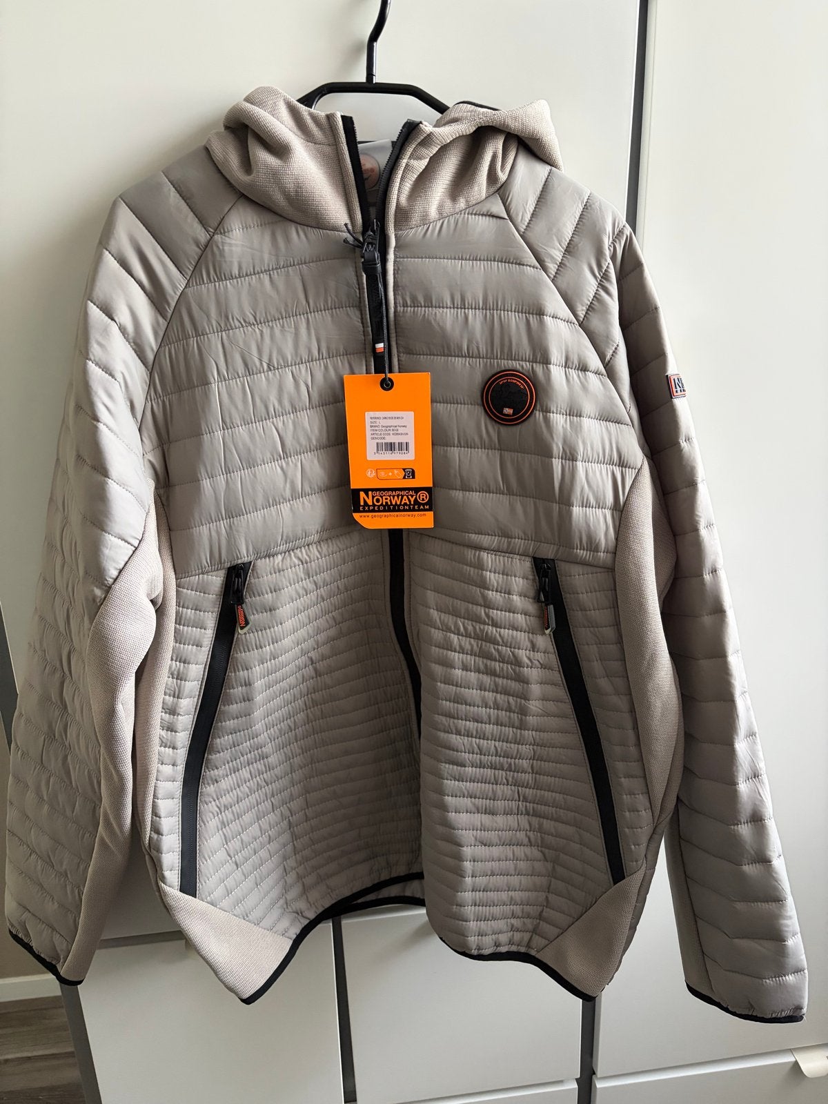 Geographical Norway jas  Maat L, Ophalen of Verzenden, Nieuw, Maat 52/54 (L), Beige